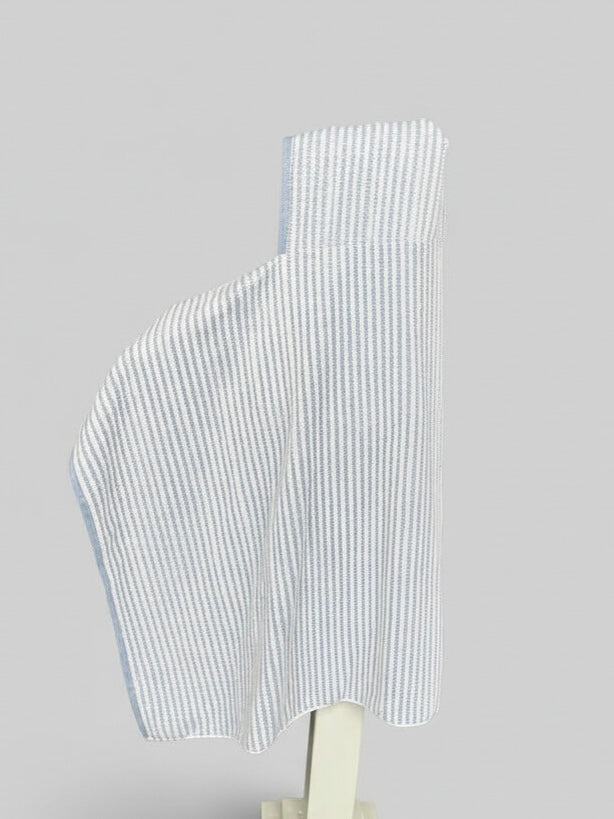 Classic Blue Stripe hooded bath towel