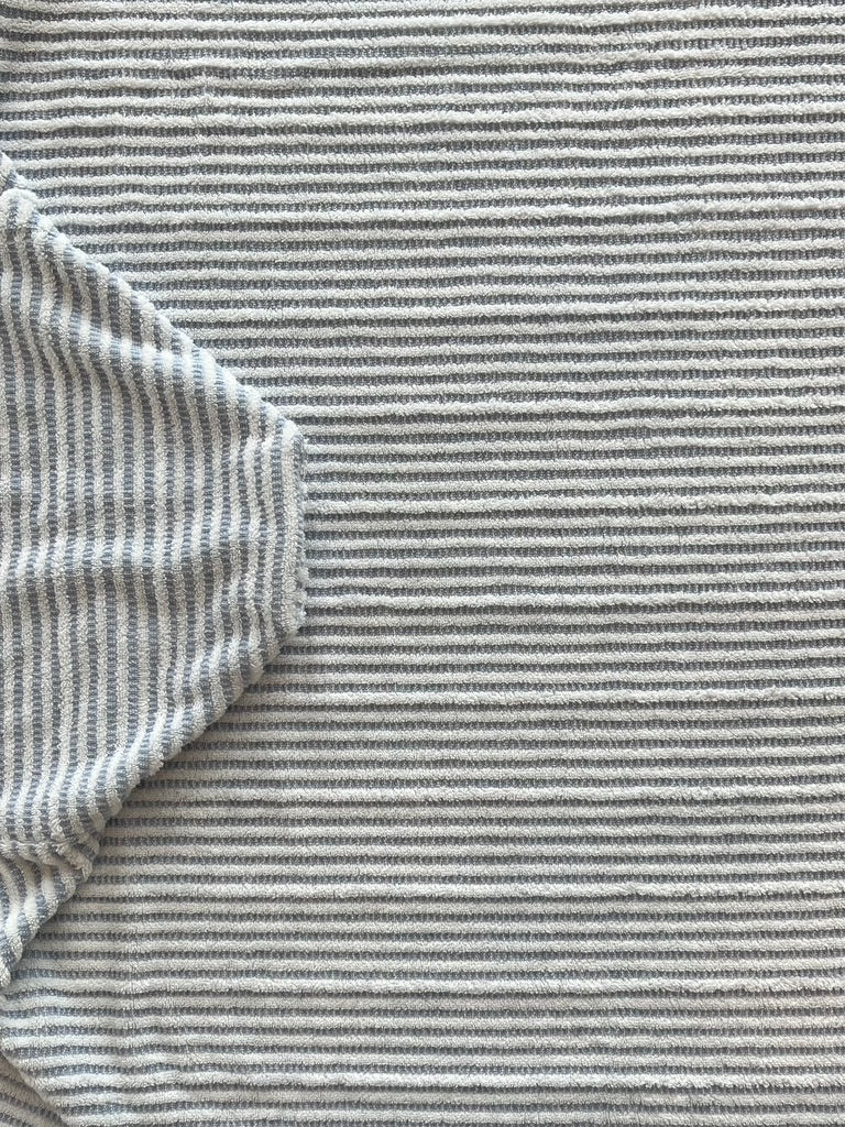 Classic Blue Stripe hooded bath towel