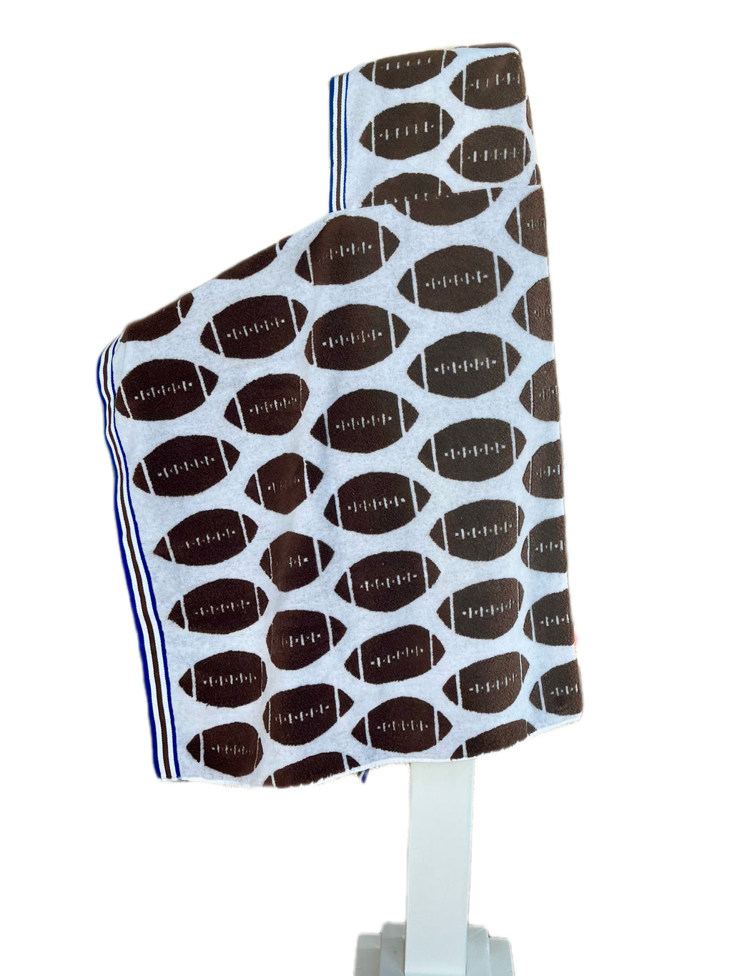 Football hooded bath towel