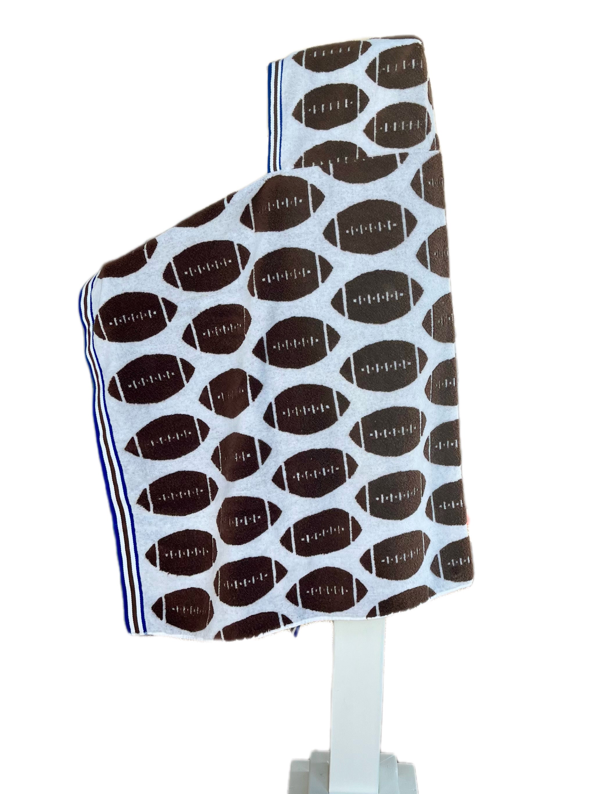 Football hooded bath towel