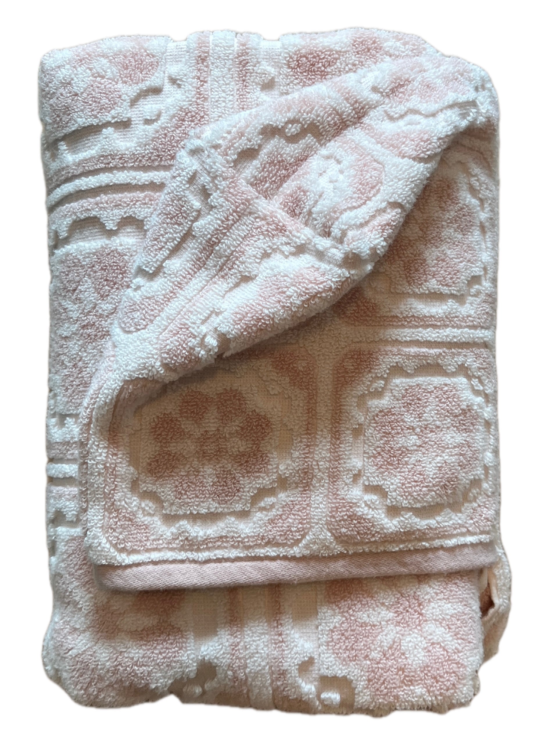 Sculpted Granny Squares hooded bath towel