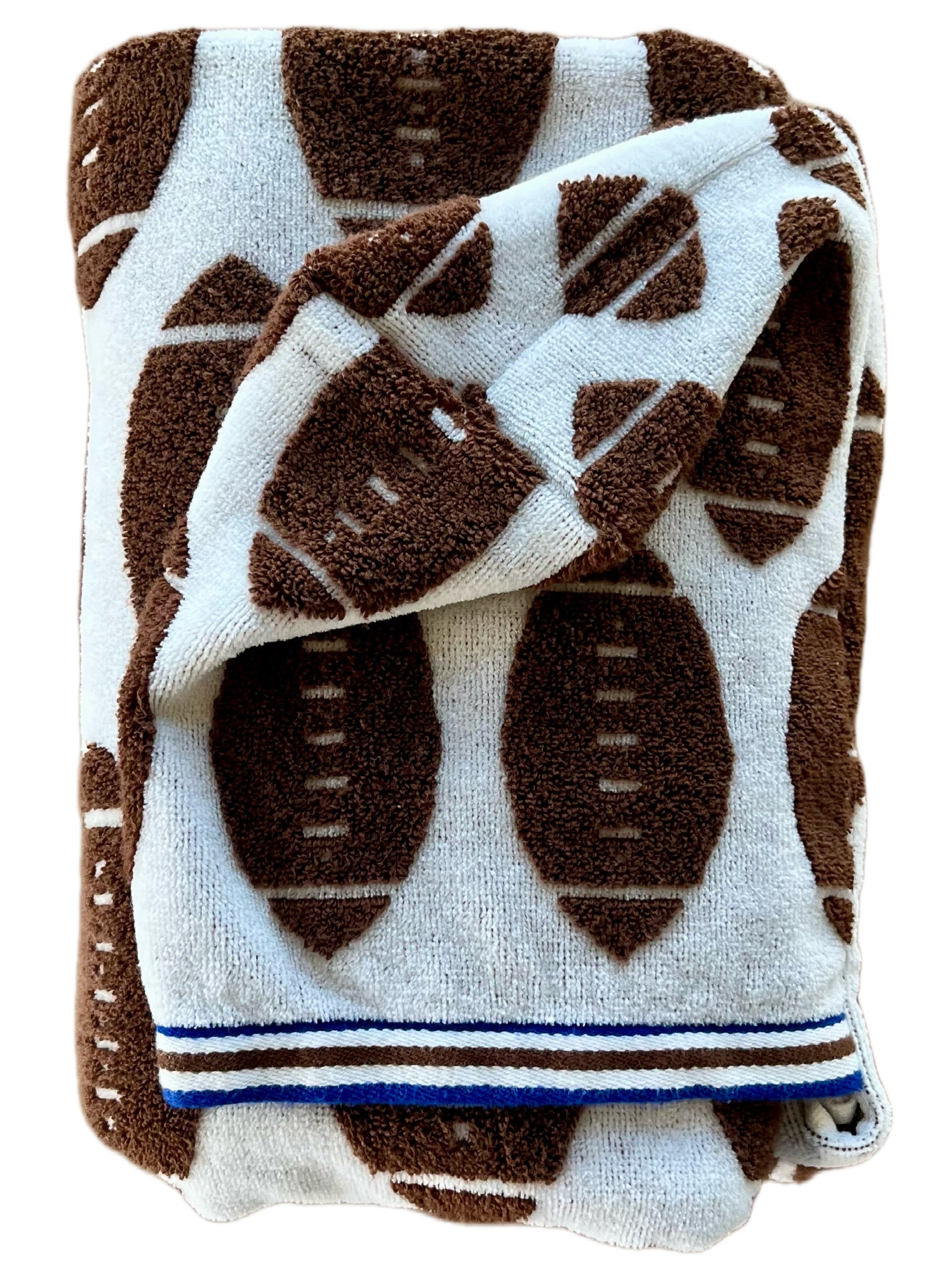 Football hooded bath towel