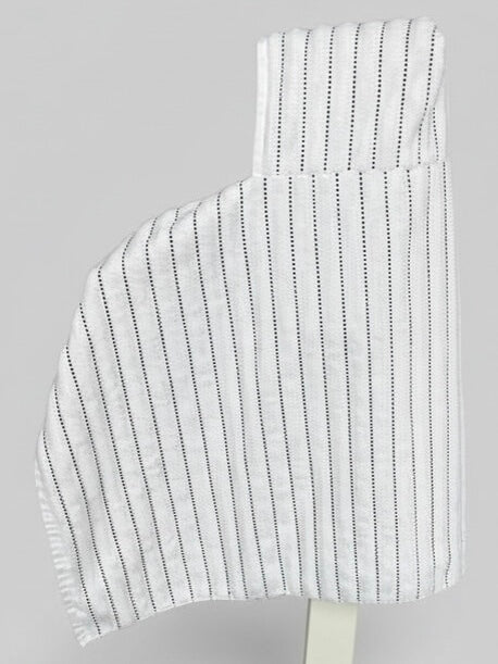 Thin Black Stripe hooded bath towel