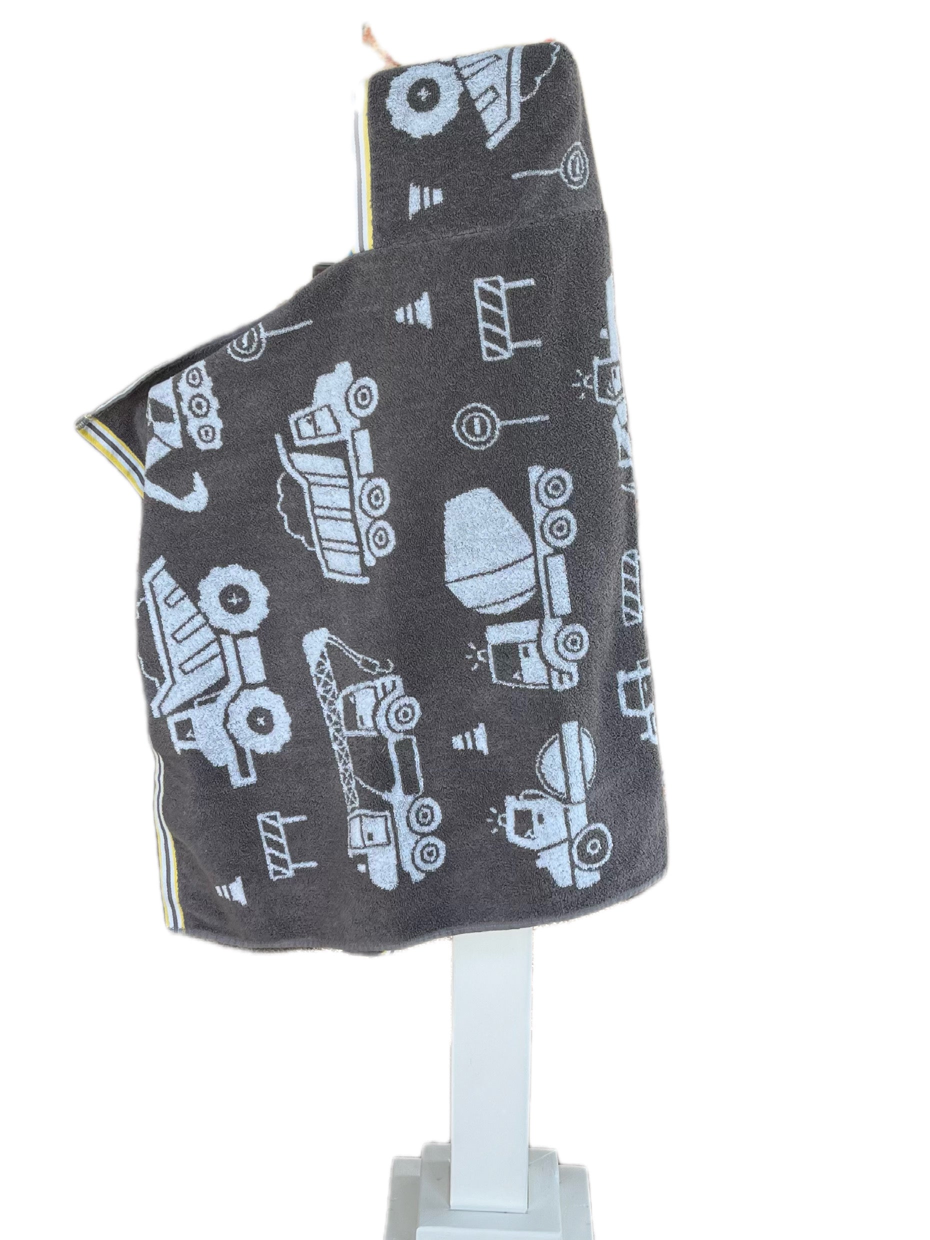 Construction Equipment hooded bath towel