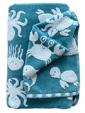 Ocean Friends hooded bath towel