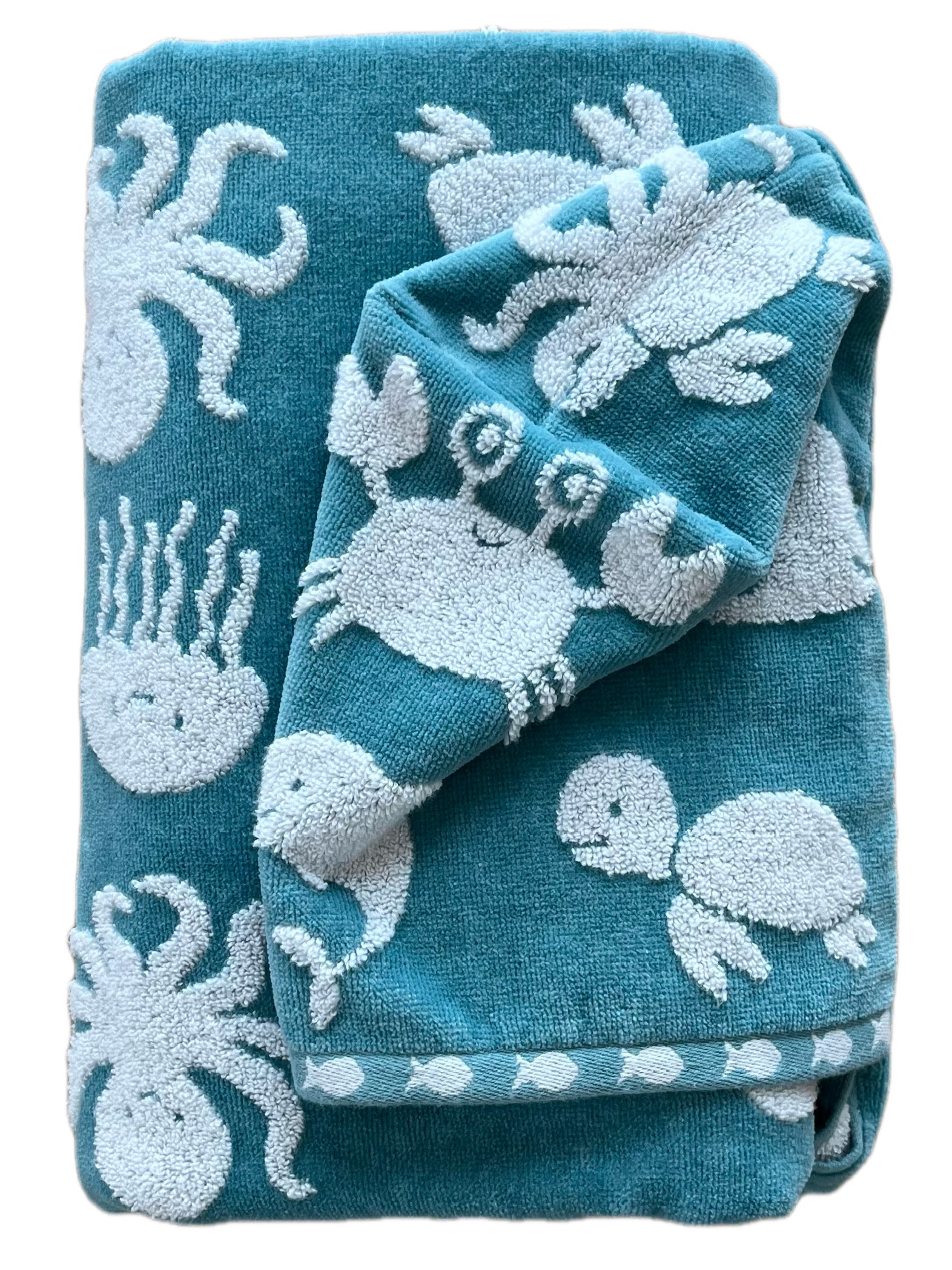 Ocean Friends hooded bath towel