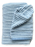 Classic Blue Stripe hooded bath towel