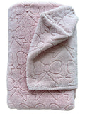Bows on Pink hooded bath towel