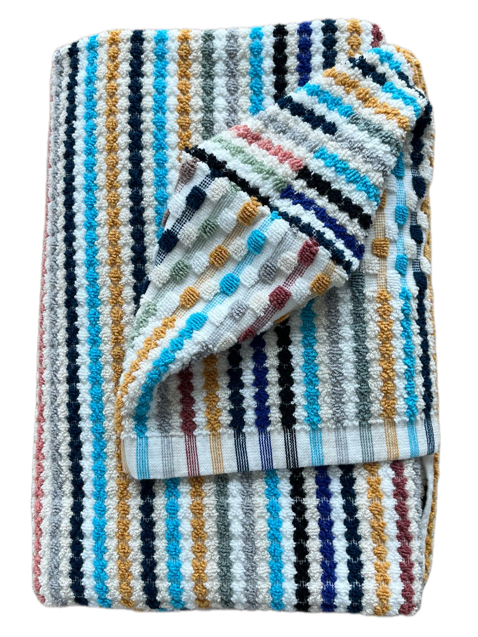 Autumn Stripe hooded bath towel