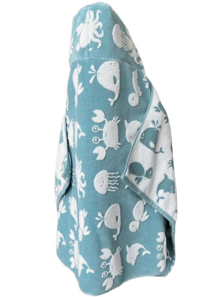 Ocean Friends hooded bath towel