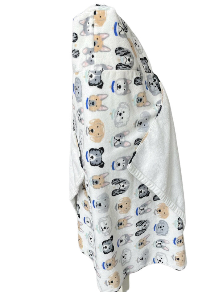Dog Lovers hooded bath towel
